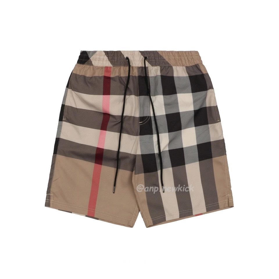 Burberry Check Drawcord Swim Shorts Archive Beige (1) - newkick.vip